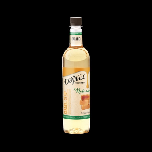 Davinci Gourmet Natural Caramel Flavoring Syrup, 750 Milliliter, 4 Per Case